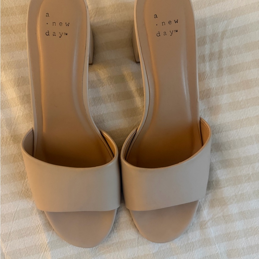 A New Day Women's Cream Mules